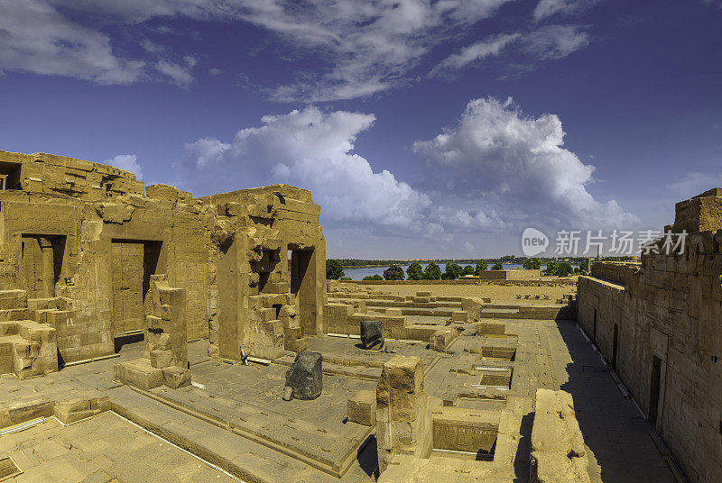 位于埃及Kom Ombo镇的Kom Ombo神庙